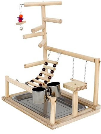Papageien-Sitzstange | Vogelspielzeug aus | Spielplatz Holzstange | Naturholz Vogelsitzstangen, Holzsitzstange, Vogelspielplatz-Sitzstange, Naturholz-Sitzstange, Spiel-Fitness-Ständer für Vögel