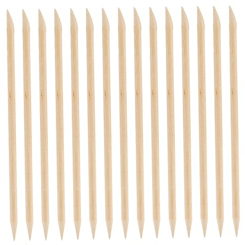 ARTSEWPLY 200pezzi Bastoncini in Legno Per Manicure Strumenti Multiuso Per Pulizia Unghie Design Doppio Lato Facili Da Trasportare Perfetti Per Uso Quotidiano Viaggi