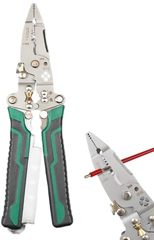 Pelacables Pequeño - 203g Alicate Probador Para Cables | Alicates Pelacables Automatico |Fuente De Pelacables Eléctrico | Pelacables Herramientas De Mano Para Uso Industrial Automotriz Doméstico