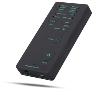 KIMISS Carte Son Changeur de Voix Mobile – Périphérique USB Externe pour la Diffusion Web et Le Streaming en Direct, 300 MAh 3,7 V, Idéal pour l'utilisation du Téléphone et Les Effets Vocaux