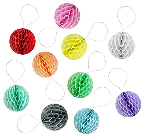 Allydrew 2” Honeycomb Balls (Set of 10), Mix