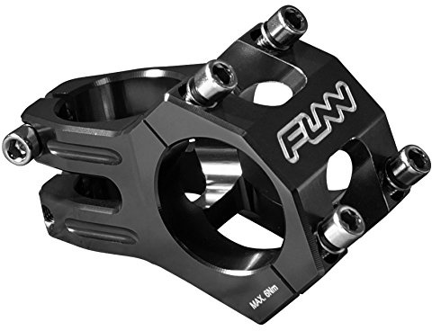 FUNN Funnduro Attacco del Manubrio MTB, Morsetto 35mm, Ultraleggero e Robusto in Lega per Mountain Bike (Lunghezze 45mm, Nero)