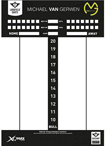 MVG XQ Darts Darts SCORBOARD, Michael Van gerwen - 063013