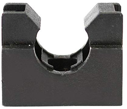 Gtagain Kunststoff Wellpappe Rohr Halter Rohrschellen - Handwerkzeuge Zwingen Klemmen Spanner Schraubzwingen Pipe Kartenhalter Feste Halterung Schwarz