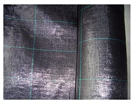 Mugar- Malla Anti-Hierba o Malla Anti-maleza Negra de 110 Gramos por Metro Cuadrado (Metro Lineal 3 Ancho)