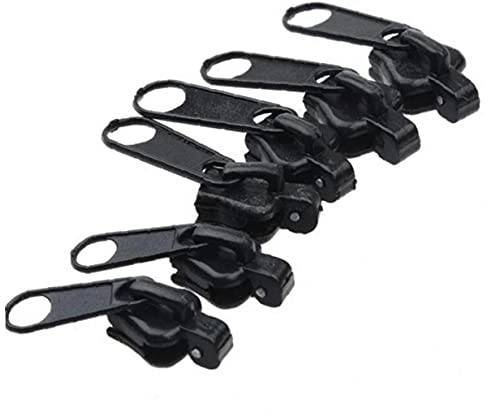 Onsinic 6pcs Zipper Reparatursatz Zipper Ersatz Reißverschluss Rescue Kit Bekleidung Jacken Portemonnaies Gepäck Rucksäcke