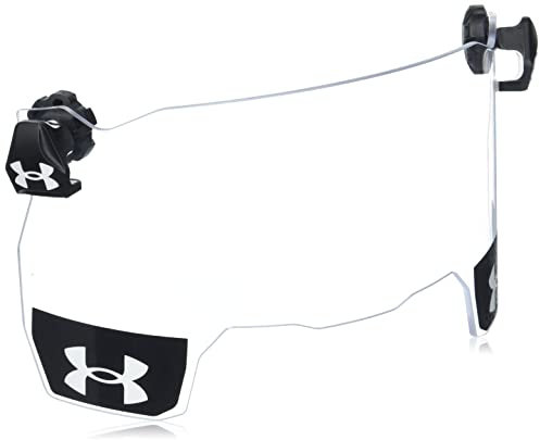 Under Armour Men's Football Visor Clip Oval Sunglasses, Matte Black, 0