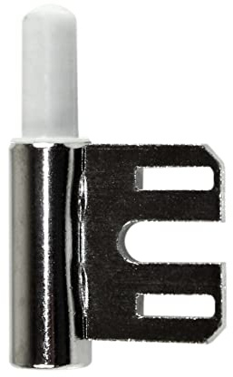 SN-TEC Türband Rahmenteil V 8100 WF für Stahlzarge, mit Gleitlager, Rolle 15mm, Dorn 10mm, vernickelt (100 Stück)