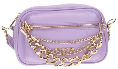 Love Moschino JC4291PP0GKT0, Borsa a Spalla, Donna, Lilla, Taglia unica