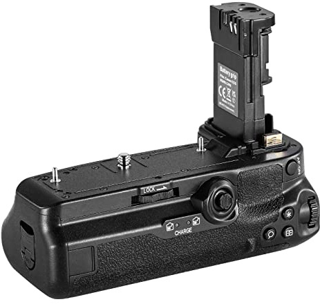 NEEWER Battery Grip Replacement for BG-R10 Compatible with Canon EOS R5 R5C R6 R6 Mark II Mirrorless Cameras, Powered by LP-E6/LP-E6N/LP-E6NH Batteries for Stable Vertical Shooting