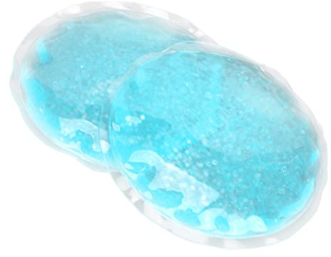 ANGGREK 1 paio di mascherine rinfrescanti per gli occhi con gel, alleviano il dolore e rilassano gli occhi stanchi, facili da pulire