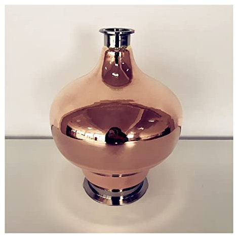 4L High Purity 4(102mm) OD119 ×2(51mm) OD64 Copper Gourd Household Brewing Equipment, Onion Head For The Brewing Of Whiskey Or Brandy
