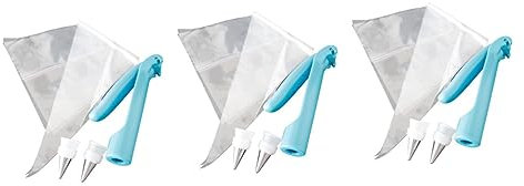 TOPBATHY 18pcs Cake Decorating Pen Tool Kit Piping Tips Nozzles Icing Piping Kit for DIY Cake Decorations Fondant Sugar Paste Tools