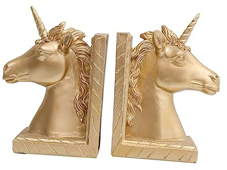 BCOATH Buchstützen aus Resin Elegant Praktisch Buchorganizer für Schreibtisch Büro oder Zuhause