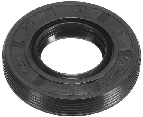 PATIKIL TG4 Radialwellendichtring 20 x 40 x 7mm Wellendichtring Nitrilkautschuk Dichtungen für Lagerwellenölpumpen Motoren, Schwarz
