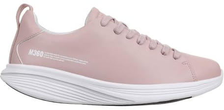 MBT M360 E2 Zapatillas de Deporte para Mujer Estilo Moderno. Deportivas de Caminar Anatómicas y Cómodas. Calzado Fisiológico de Confort y Estabilidad con Suela Curva. Sneakers con Cordones