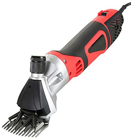 IUokLU Tondeuse à Poils de Mouton 6 Vitesses 1100 W Tondeuse électrique Tondeuse à Cheveux Tondeuse à Cheveux pour Laine Tondeuse à Cheveux électrique pour Moutons,Couteau courbé à 13 Dents