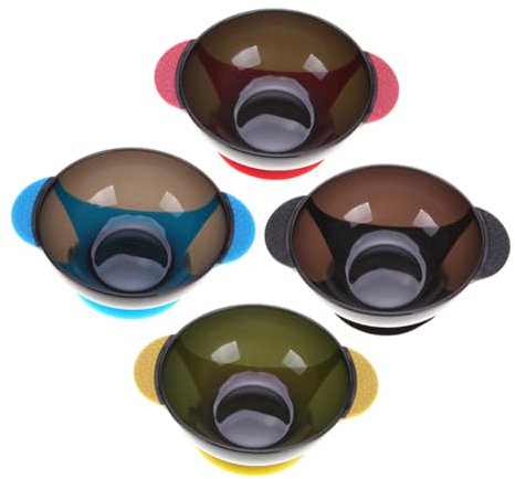 HAPINARY 4 Piezas Cuencos Para Teñir El Cabello Cuencos Para Tintes Para Estilistas De Color Para Peluquerías Para Teñir El Cabello Salón
