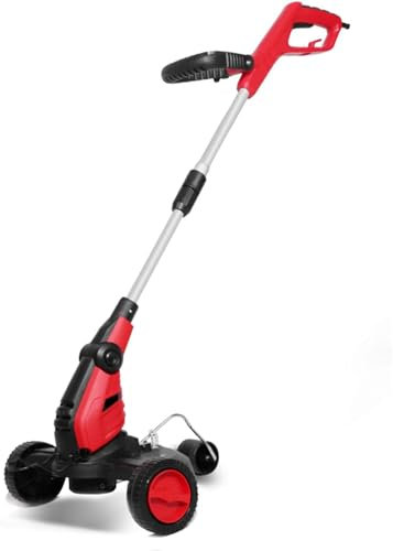 LXWKAI Cortadora de césped eléctrica con Cable de 650 W, con pértiga telescópica, pequeña, para Uso doméstico, Nueva, de 220 voltios, para escuelas, fábricas y Tres Rondas