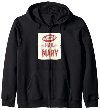 Tolles Hail Mary Speech Kostüm für American Football Liebhaber Kapuzenjacke