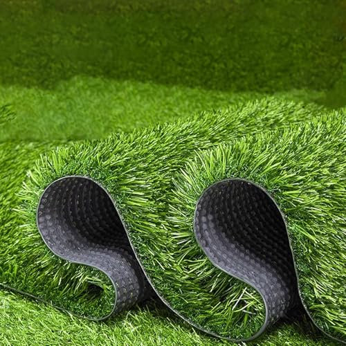 LYXXJRYBHD Cesped Artificial, Decoración con Hierba Artificials, Césped Artificial con Orificios de Drenaje, Acabado Resistente, Cómodo, para Jardín y Balcón(39.3x39.3x1.1cm/100x100x3cm)