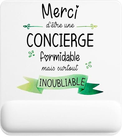 Planetee Tapis de Souris Merci Comptable Inoubliable Femme | Accessoire Bureau Ergonomique - Idéal pour Anniversaire, Collègue, Secret Santa Noël, Fête des Pères et Fête des Mères