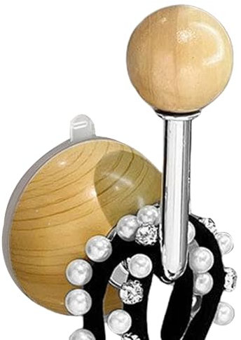 Pomurom Ganchos de Ventosa para Ducha,Soportes de Succión para Pared de Ducha - Portatoallas Decorativo Extraíble para Baño Cocina Dormitorio Pared Adhesivos para Toallas Ropa Sombreros