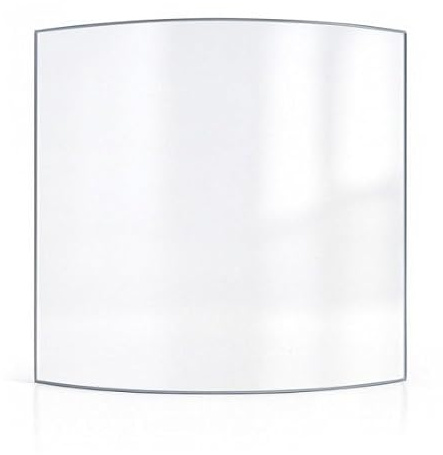 Edilkamin DANUBIO, vetro curvo per stufa a pellet, 328 x 460 mm (A x H) 4 mm