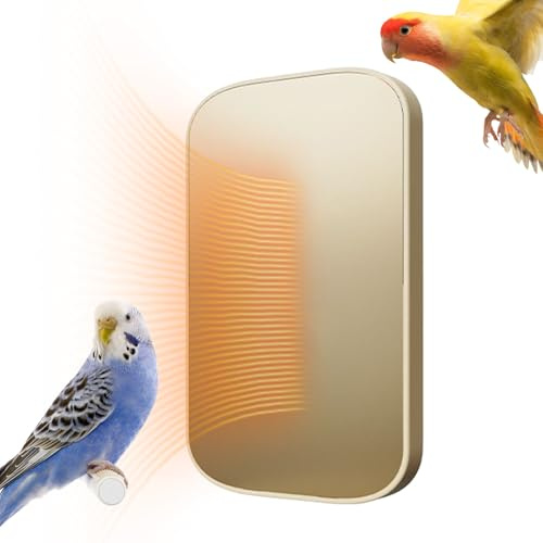 Chauffage – Tapis chauffant sûr pour cage | Accessoire de soin thermique | Chauffage portable pour animaux de compagnie pour oiseaux, calopsittes, pinsons, perruches, reptiles, terrariums, accessoires