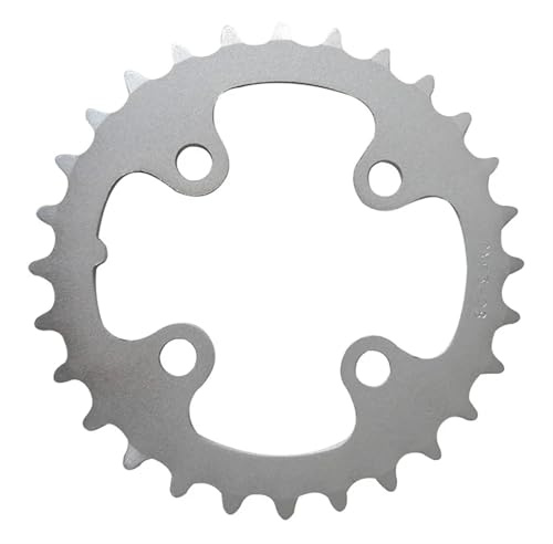 GZXXB Plateau de Pédalier 26 Dents Plateau de vélo 64 BCD 28T Argent Disque Roue chaîne Montagne for pièce 7/8/9 Vitesses