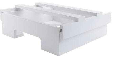 Generchin 10-Pappteller-Spenderschrank, Bambus-Tellerhalter Unter Dem Schrank, Bambus-Tellerhalter, Küchentheke, Vertikaler Teller,
