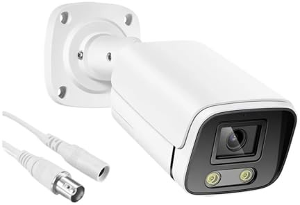 Telecamere di Sorveglianza, Telecamera di sicurezza a colori con visione notturna da 5/8 MP, 4K IP66, for esterni, AHD CCTV, videosorveglianza HD, 8 MP, 5 MP, Bullet IP Cam(8MP AHD Camera)