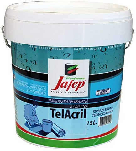 JAFEP Telacril Fachadas Mate Cemento 15 L.