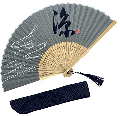 Eastern Wind kinesisk japansk handhopfällbar fläkt, vikbar rave-fläkt
