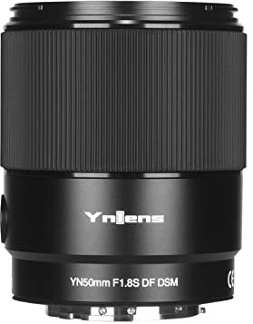 YONGNUO YN50mm F1.8S DF DSM F1.8 fotograma Complete Lente E con Montura de Gran Apertura Lente AF MF Enfoque automático Compatible con Sony