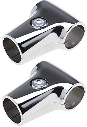 Display Rack Clamp Tee Rod Pole Support Bracket Connector Inner Dia 25mm Strong Hold for Shower Rod Drying Rack Scaffold Composite Pipe Fittings Tube