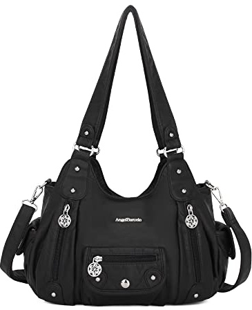 Angel Kiss Fashion Handtaschen Umhängetaschen aus weichem Material Tragetaschen Schultertaschen mit verstellbaren Trägern