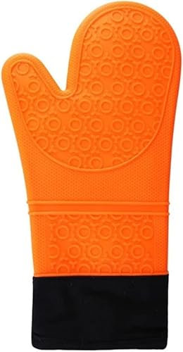 KOSECO Oven Gloves,Heat Resistant Gloves,Heat-Resistant Gloves Household Long Cotton Microwave Oven Gloves Oven Kitchen Baking Gloves (Color : B) (Color : Onecolor)