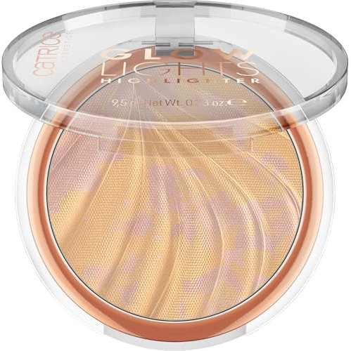 Catrice Glowlights Highlighter, Nr. 010, Nude, hochpigmentiert, natürlich, strahlend, schimmernd, vegan, ölfrei, ohne Parfüm, ohne Alkohol, 1er Pack (9.5g)
