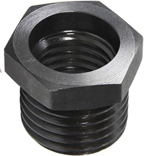 Adaptateur de mandrin de tour à bois, adaptateur de broche de poupée de tour à bois M33 1 pouce M18 insert fileté de tournage du bois adaptateur de plaque frontale de mandrin de tour 1 pièces(M33x3.5