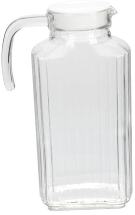 Cabilock Botella De Agua Fría De Vidrio Jarra De Agua Antigua Para Limonada y Té Helado Diseño De Filtro Conveniente Hogar Oficina De Gran Capacidad Para Ktv