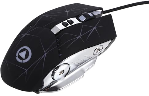 SHINEOFI Mouse Cablato Per Dpi Fino Dpi Luce Colorata e Movimento Preciso Per Gaming Realizzato in Materiale Resistente