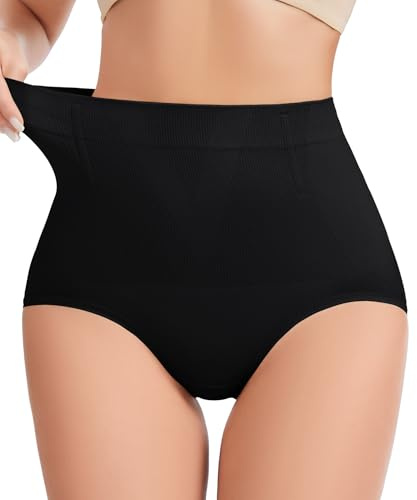 FVACPJ Tummy Control Shapewear Panties - High Waisted Shapewear Underwear for Women Body Shaping Briefs Seamless Panty Girdle