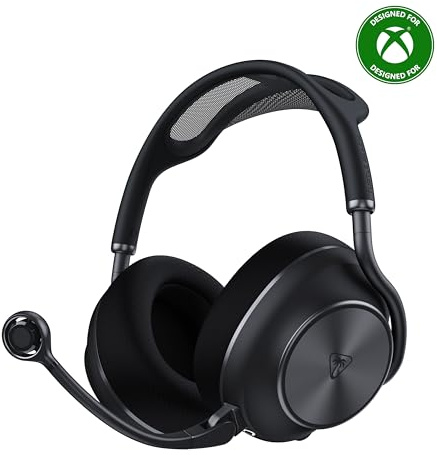 Turtle Beach Stealth Pro II Noir Casque Gaming sans Fil pour Xbox Series X & S, PS5 et PC avec Audio sans Fil Hi-Res certifié, Son Spatial Dolby Atmos, Isolation Acoustique Active et CrossPlay 2.0