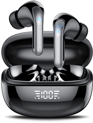 2026 Neu Bluetooth Kopfhörer, In Ear Kopfhörer Kabellos Bluetooth 5.3, 40Std Tiefer Bass mit LED-Anzeige, 4 ENC Noise Cancelling Mic, Wireless HiFi Stereoton, IPX7 Wasserdicht für iOS/Android