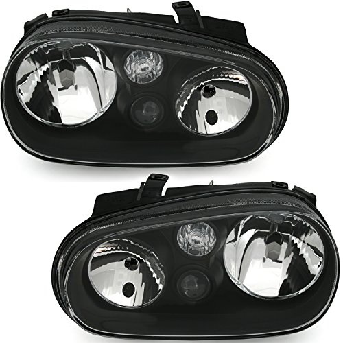 TYC Scheinwerfer Set in Schwarz H1 / H3 / H7, für LWR, links + rechts