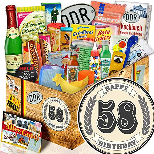 Geburtstagsgeschenk 58. / DDR 24er Allerlei/Geschenke 58 Geburtstag Mann