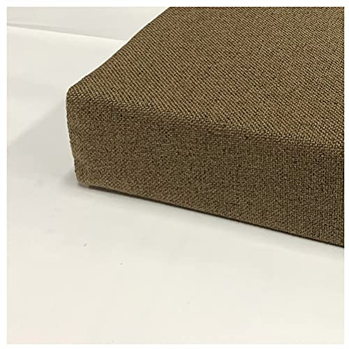 Cojín Banco Jardín Almohadón Almohadilla Silla Patio,8cm Espesar Esponja Acolchada Cojín De Banco,Interiores Aire Libre Swing Banco Asiento,Varios tamaños y colores-Marrón oscuro 180x30x8cm(71x12x3.2i