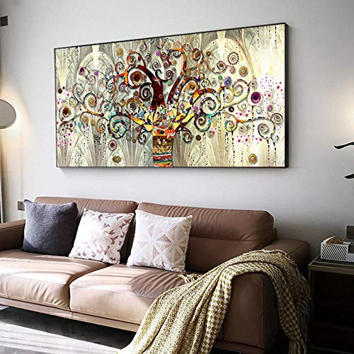CloudShang Nordic Arte Albero di Vita Poster Gustav Klimt Famoso Quadri Parete stampe Living Camera da letto Decorazioni K07058