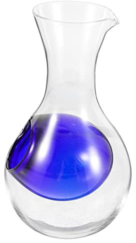 DOITOOL Glasweinflasche Weindekanter Glaskaraffe Weinkaraffe Dekanter Für Zuhause Rotwein Whisky Vodka Schnapsteiler Weinspender